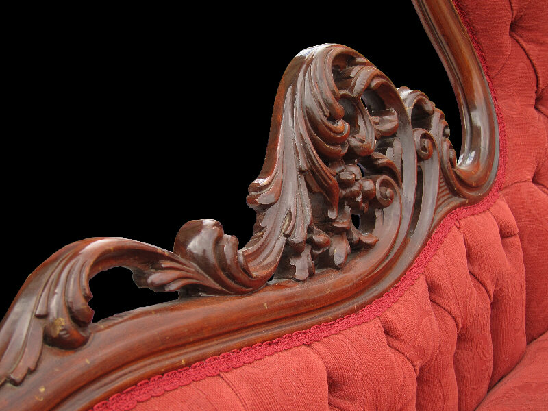 英国アンティーク ヴィクトリアン・カウチ 1910年頃 [492-HMW929